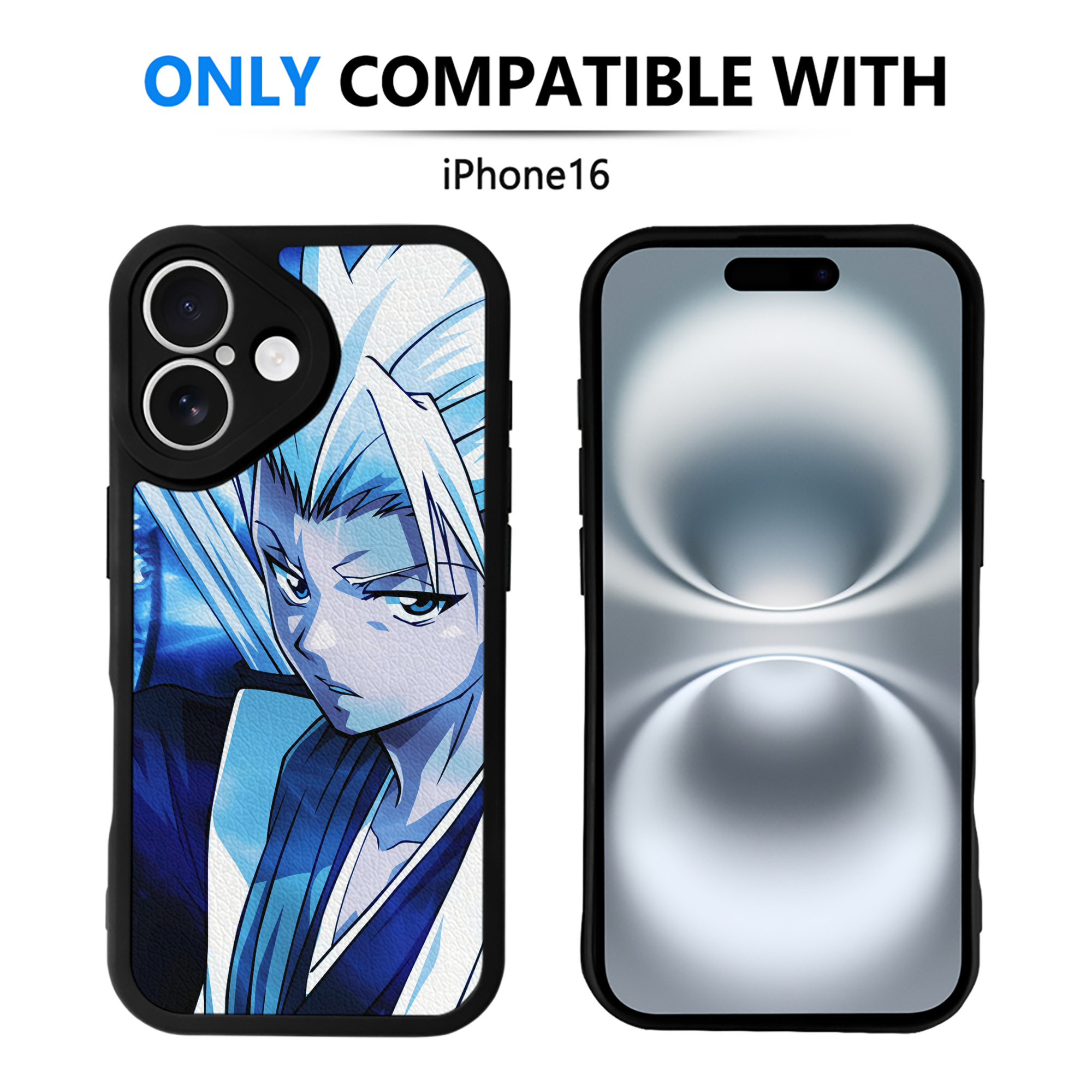 （画像用） ブリーチ BLEACH 【iPhone 16シリーズ対応】シリコンスマホケース（レザー調） 材質：シリコン